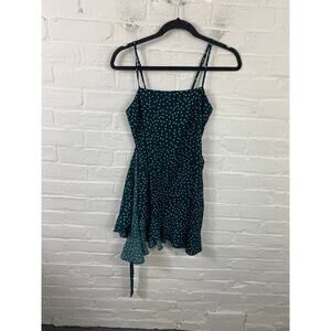 Princess Polly Teal Polka Dot Mini Dress